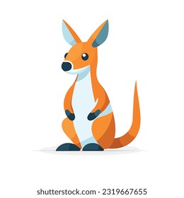 A kangaroo vector illustrator Art