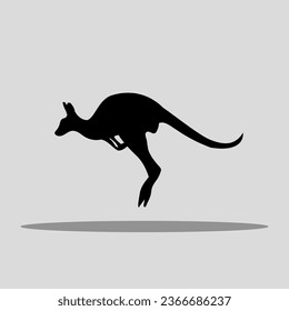 Kangaroo vector image clip art