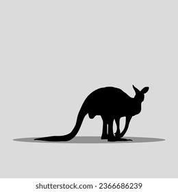 Kangaroo vector image clip art