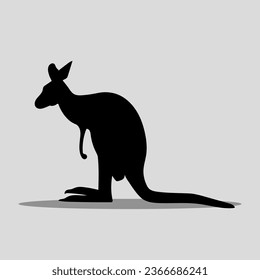 Kangaroo vector image clip art