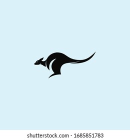 plantillas de diseño de logotipo vectorial kangaroo