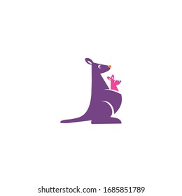 kangaroo vector logo design templates