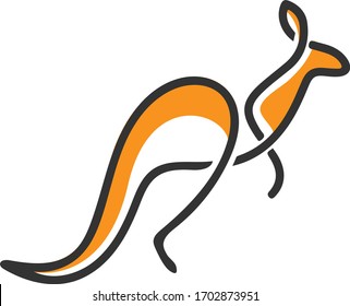 vector kangaroo - logotipo vectorial kangaroo 