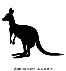 kangoroo logo.isolated kangoroo on white background.