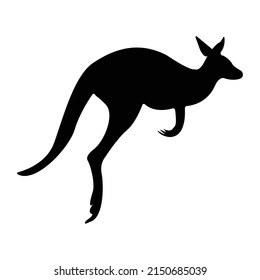 kangoroo logo.isolated kangoroo on white background.