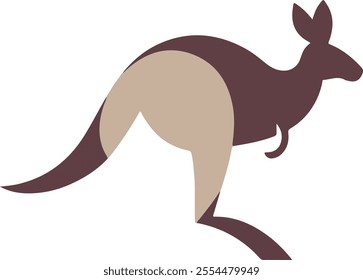 A kangroo vector logo design