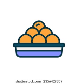 kanji vada icon for your website, mobile, presentation, and logo design.