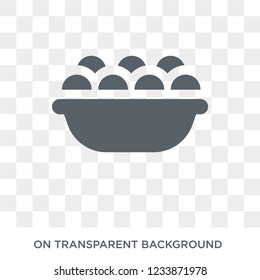 Kanji vadas icon. Trendy flat vector Kanji vadas icon on transparent background from india collection. 