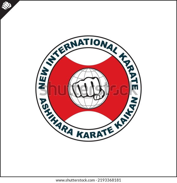 Kanku Emblem style martial arts. Logo\
of the Federation ASHIHARA NIKO FULL CONTACT\
KARATE