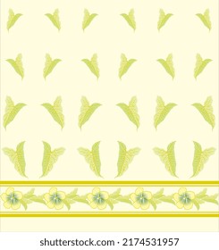 Kankun Flower Design For Curtain