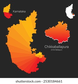 Kannada Rajyotsava or Karnataka Rajyotsava and Map of Chikkaballapura or Chik Ballapur district