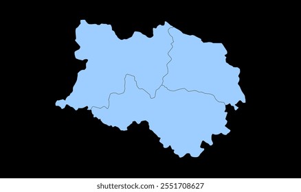 Distrito de Kannauj Mapa de Uttar Pradesh, Distrito de Kannauj, Estado de Uttar Pradesh, República de la India, Gobierno de Uttar Pradesh, Territorio indio, India oriental, política, aldea, turismo