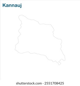 Kannauj map outlinee, Kannauj District,  Uttar Pradesh State, Republic of India, Government of  Uttar Pradesh , Indian territory, Eastern India, politics, village, tourism
