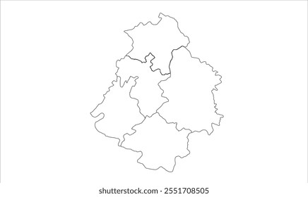 Kanpur Dehat map outline, Kanpur Dehat District,  Uttar Pradesh State, Republic of India, Government of  Uttar Pradesh , Indian territory, Eastern India, politics, village, tourism