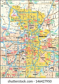 Kansas City, Missouri Area Map