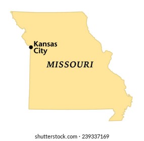 Kansas City, Missouri Locate Map