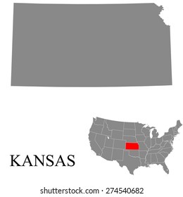 Kansas map