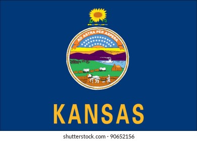 Kansas State Flag