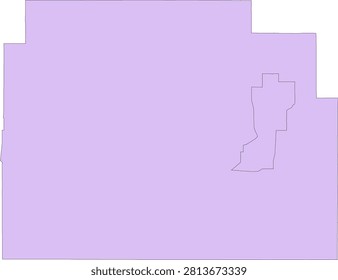 Kansas State Morris County vector Census Tract polygon based on Tiger 2020 Census Data