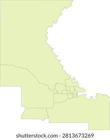 Kansas State Riley County vector Census Tract polygon based on Tiger 2020 Census Data