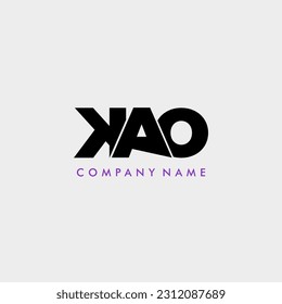 KAO-Logo mit Anfangsbuchstaben
