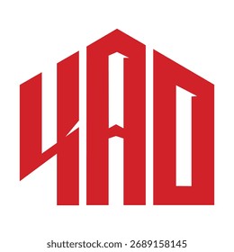 KAO letter design. KAO letter technology logo design. KAO Monogram logo design for an entrepreneur and business.