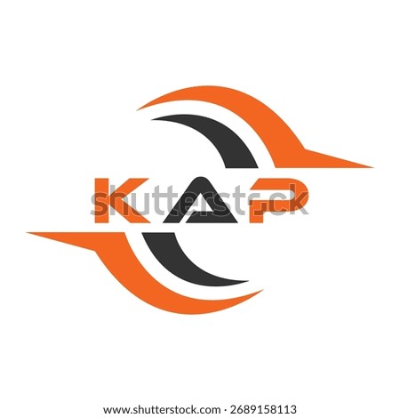 KAP letter design. KAP letter technology logo design. KAP Monogram logo design for an entrepreneur and business.