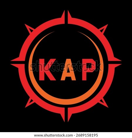 KAP letter design. KAP letter technology logo design. KAP Monogram logo design for an entrepreneur and business.