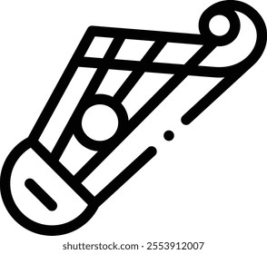 kapotasana icon. Thin Linear Style Design Isolated On White Background