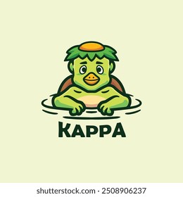 Kappa Vektorsymbol Maskottchen Logo