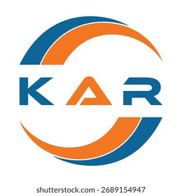 KAR letter design. KAR letter technology logo design. KAR Monogram logo design for an entrepreneur and business.