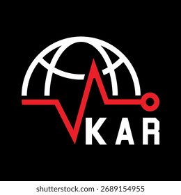 KAR letter design. KAR letter technology logo design. KAR Monogram logo design for an entrepreneur and business.