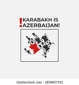 Karabakh is Azerbaijan! This design for azeri people who lives in all around of world! Stop armenian terrorism!