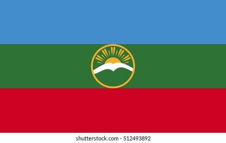 Karachay cherkessia flag
