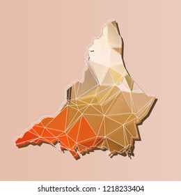 Karachi City Map Pakistan Vector Background
