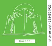Karachi Mazar e Quaid, also known as Jinnah Mausoleum or the National Mausoleum. 