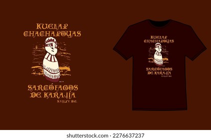 karajia sarcophagi kuelap chachapoyas tshirt design