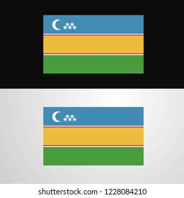 Karakalpakstan Flag banner design