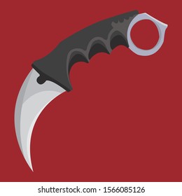 karambir knife shape icon design