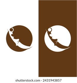 karambit knife vector logo, Indonesian traditional weapons. This logo is suitable for martial arts, blacksmithing, and close combat