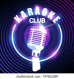 Karaoke Club Banner Template