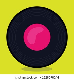 karaoke disc design vector illustration