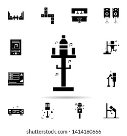 Karaoke, drink, pub icon. Universal set of karaoke for website design and development, app development