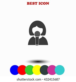 Karaoke icon.
