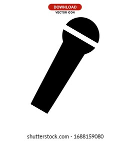 karaoke icon or logo isolated sign symbol vector illustration - high quality black style vector icons
