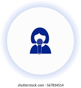 Karaoke  icon. Vector design.