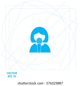 Karaoke  icon Vector design.