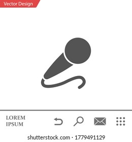 karaoke icon. Vector illustration EPS 10.