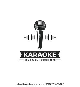 Ilustración vectorial del logotipo de Karaoke
