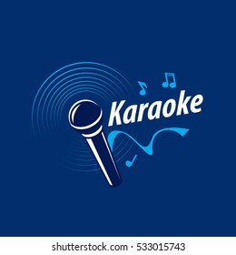 Karaoke logo, vector